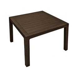Стіл садовий Keter Melody Quartet 95 x 95 см, коричневий