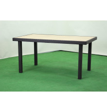 Стіл садовий Greengard Брістоль Ст-180.92, бежево-чорний