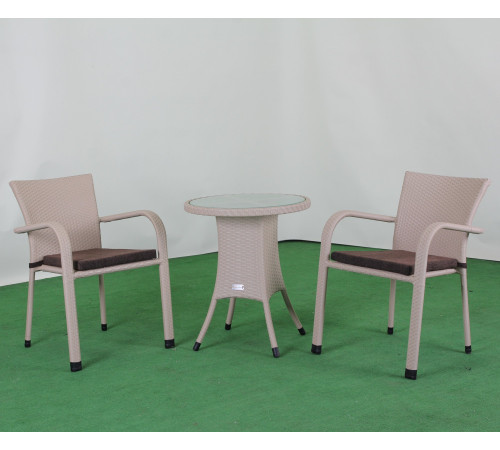 Стіл садовий Greengard Терра Ст-7.60-2, бежевий