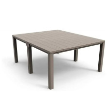 Стіл садовий подвійний Keter Julie Double 295 х 90 см, капучино