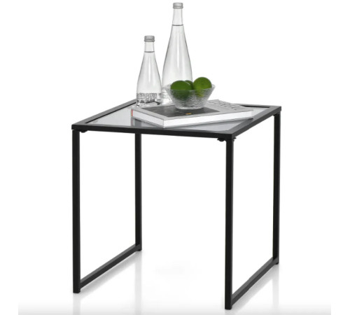 Стіл садовий Costway Trotten 43х46 см, чорний