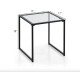 Стіл садовий Costway Trotten 43х46 см, чорний