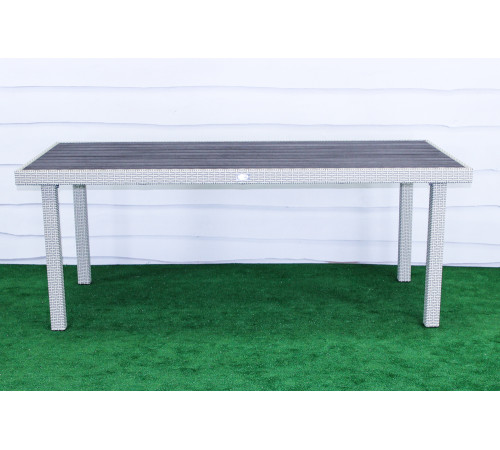 Стіл садовий Greengard Верона Ст-10.200.92, біло-сірий