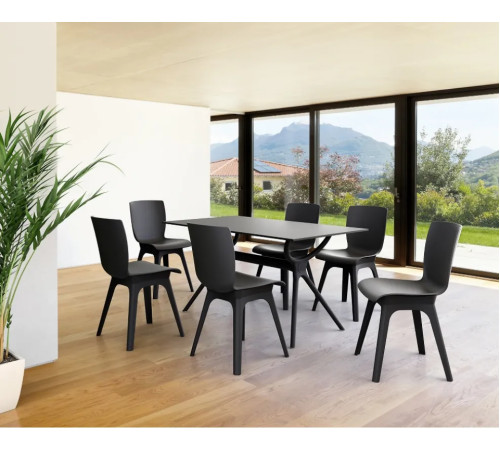 Стіл обідній Siesta Air 140, чорний