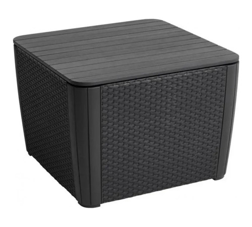 Стіл-скриня Keter Luzon Plus 57 х 57 см, графіт