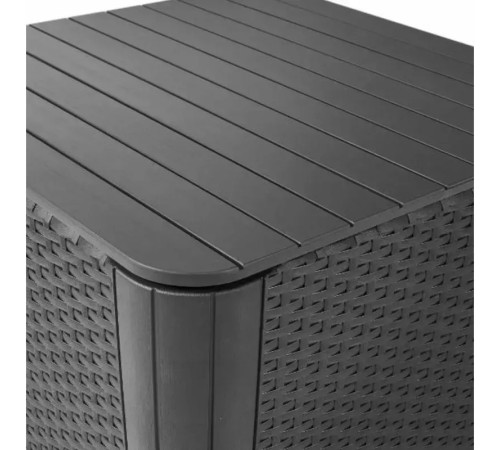 Стіл-скриня Keter Luzon Plus 57 х 57 см, графіт