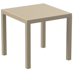 Стіл садовий Siesta Ares 80, сіро-бежевий