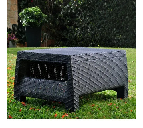 Стіл садовий Keter Corfu II 77 x 57 см, графіт