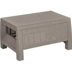 Стіл садовий Keter Corfu II 77 x 57 см, капучино