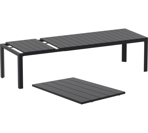 Стіл садовий розсувний Siesta Atlantic 210-280, чорний