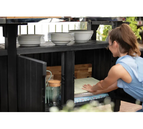 Стіл для барбекю Keter Unity Chef 415 л, графіт