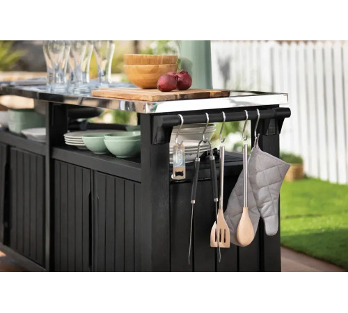 Стіл для барбекю Keter Unity Chef 415 л, графіт