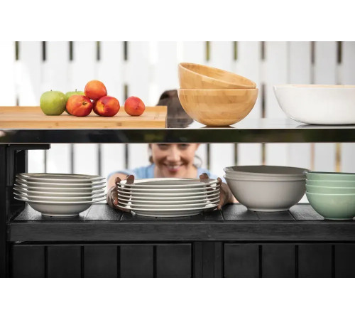 Стіл для барбекю Keter Unity Chef 415 л, графіт