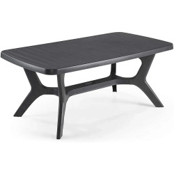 Стіл садовий Keter Baltimore 170 х 100 см, графіт