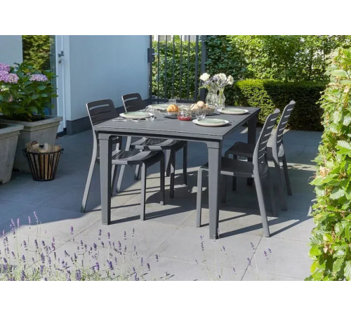 Стіл садовий Keter Futura 165 х 95 см, графіт