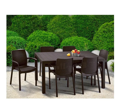 Стіл садовий Keter Melody 160 х 94 см, коричневий