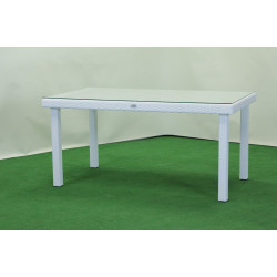 Стіл садовий Greengard Вермонт 160 Ст-2.160.90, білий