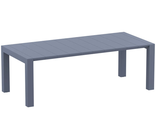 Стіл садовий розсувний Siesta Vegas 180-220, темно-сірий