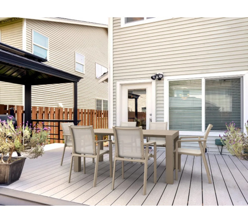 Стіл садовий розсувний Siesta Vegas 180-220, бежевий