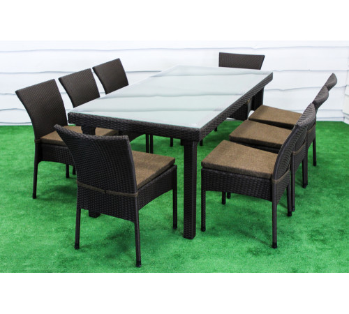 Стіл садовий Greengard Вермонт 200 Ст-2.200.90, коричневий