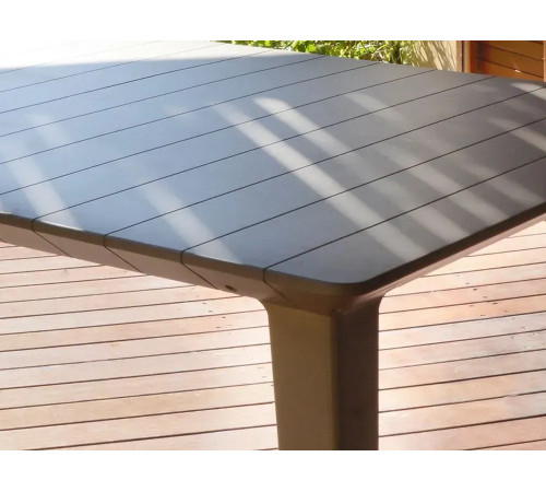 Стіл садовий Keter Lima 160 157 х 80 см, графіт