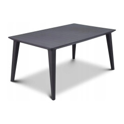 Стіл садовий Keter Lima 160 157 х 80 см, графіт