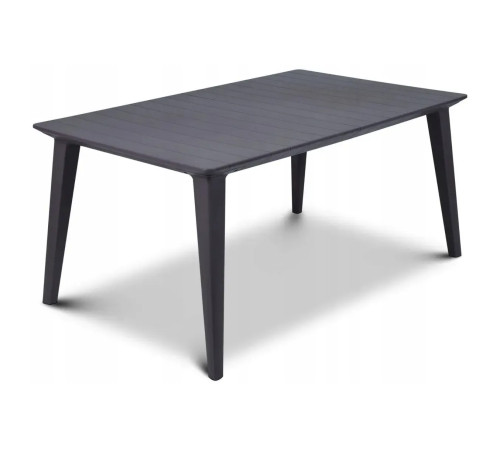 Стіл садовий Keter Lima 160 157 х 80 см, графіт