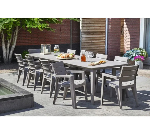 Стіл садовий Keter Lima 320 313 x 98 см, капучино