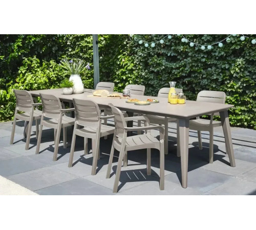 Стіл садовий Keter Lima 320 313 x 98 см, капучино