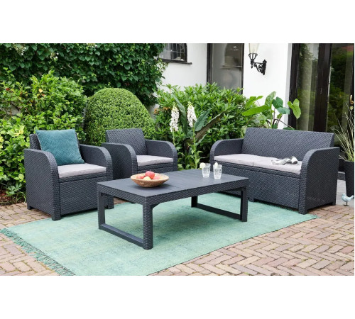 Стіл садовий Keter Lyon 120 x 73 см, графіт