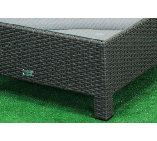 Стіл садовий Greengard Класик Ст-4.80.80, сіро-коричневий