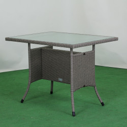 Стіл садовий Greengard Комфорт 100 Ст-1.100.75-3, сіро-кориченвий