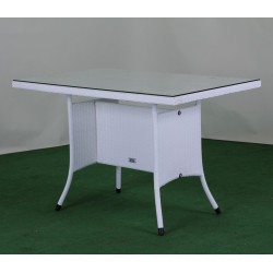 Стіл садовий Greengard Комфорт 100 Ст-1.100.75-5, білий