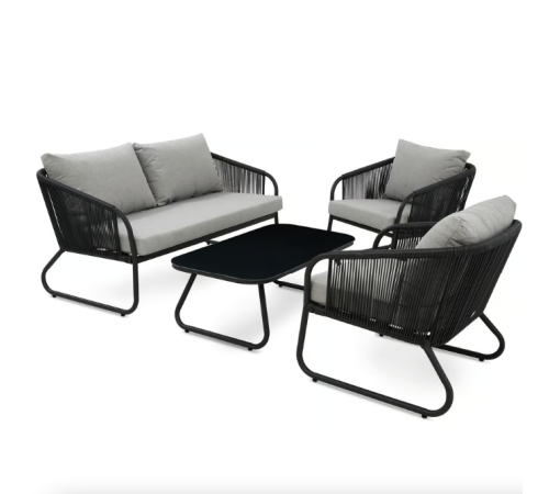 Комплект садових меблів Di Volio Paso сірий