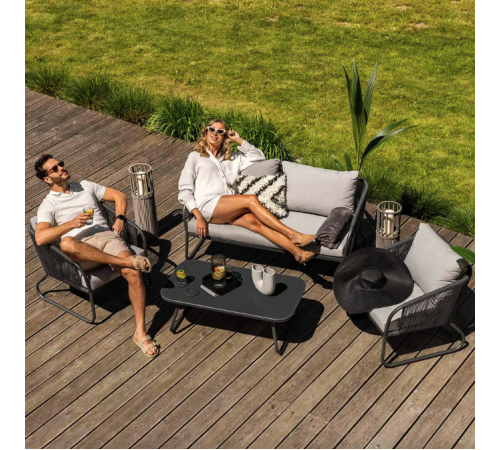 Комплект садових меблів Di Volio Paso сірий