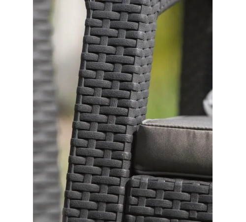 Комплект меблів Keter Fiesta 6-місний з подушками, графіт