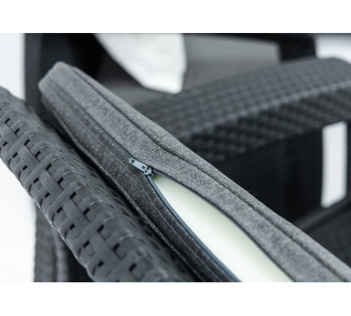 Комплект меблів Keter Corfu 4-місний з подушками, графіт