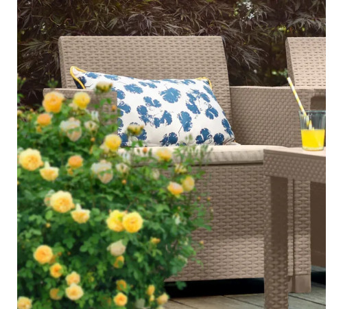 Комплект меблів Keter Elodie 5-місний з подушками, капучино