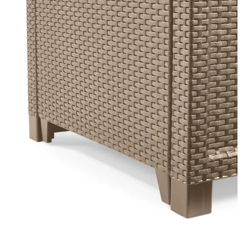 Комплект меблів Keter Elodie 5-місний з подушками, капучино