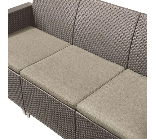 Комплект меблів Keter Elodie 5-місний з подушками, капучино