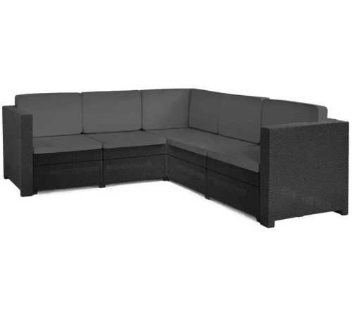 Комплект меблів Keter Provence 5-місний з подушками, графіт