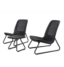 Комплект меблів Keter Rio 2-місний, графіт