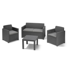 Комплект меблів Keter Alabama 4-місний, графіт