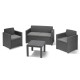 Комплект меблів Keter Alabama 4-місний, графіт