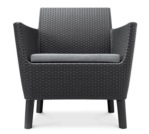 Комплект меблів Keter Salemo, графіт