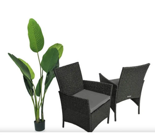 Комплект садових меблів Outtec LUXURY, графітовий