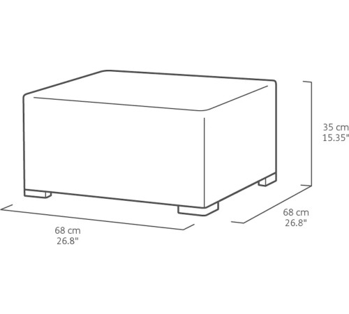Комплект меблів Keter California 4-місний, графіт