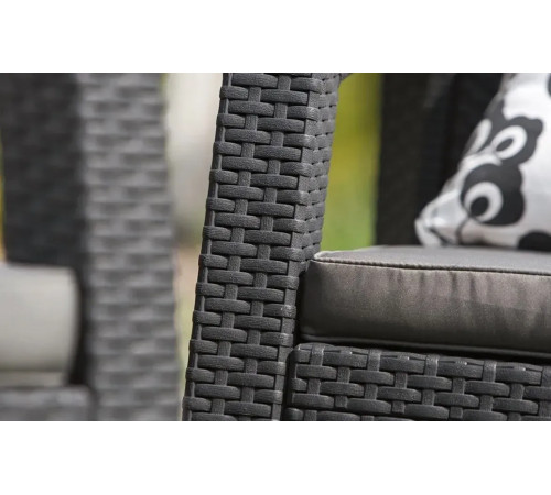 Комплект меблів Keter Corfu II 4-місний, графіт