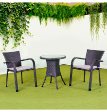 Комплект садових меблів Greengard Терра, сірий