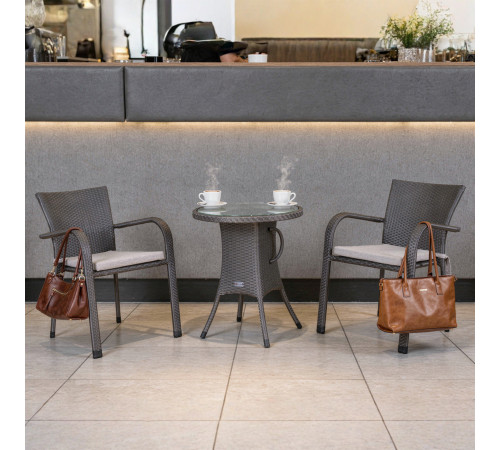 Комплект садових меблів Greengard Терра, сірий